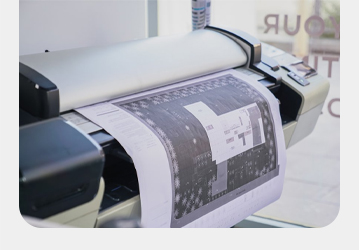 AutoCAD plot cutting in Dubai showcasing precise designs
