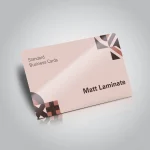 Matte Laminated Business Cards in UAE