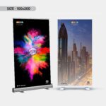 Wide Roll-Up Banner Size 100x200 cm by Printstore