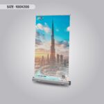 Wide roll-Up Banner Size 100x200 cm by Printstore